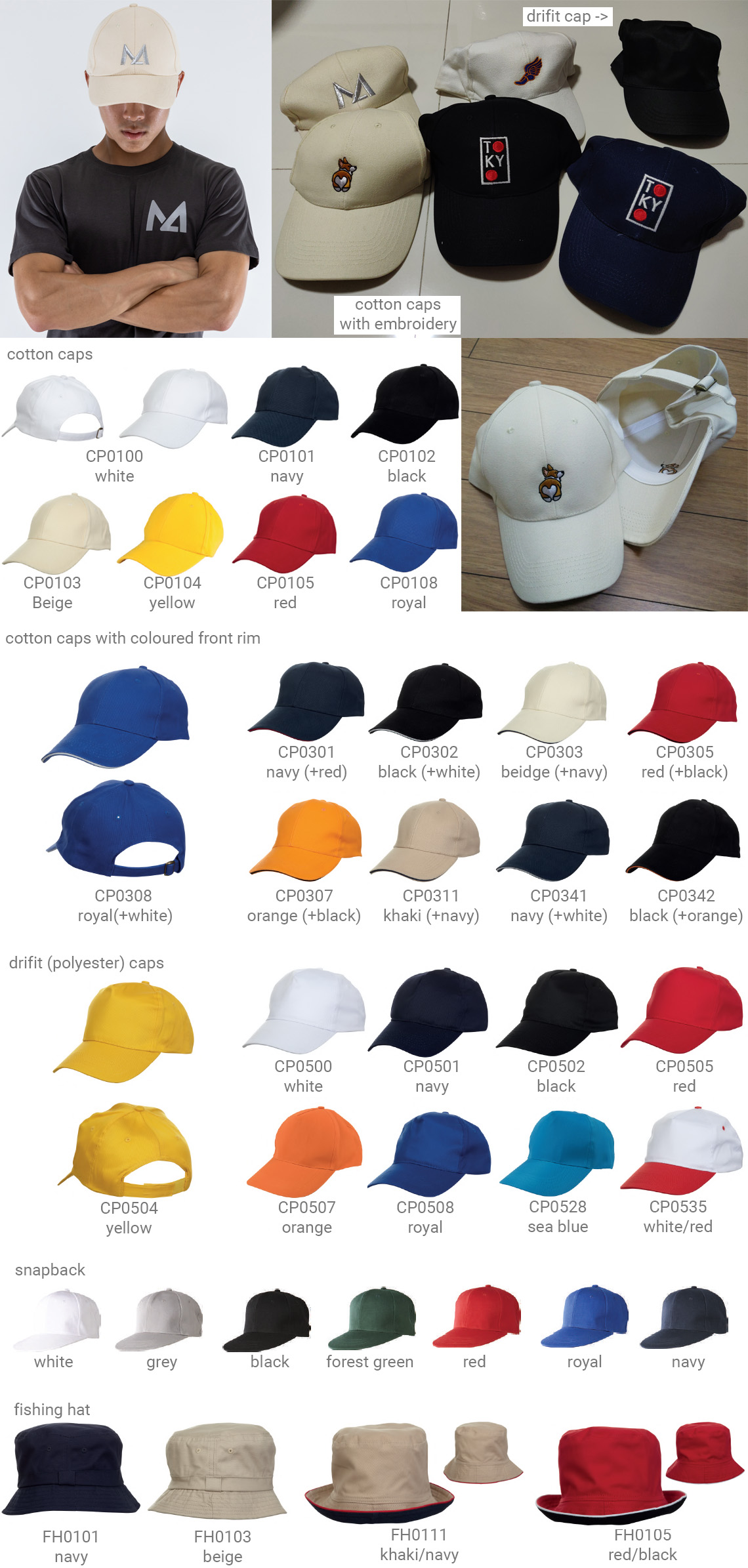 Customised Caps